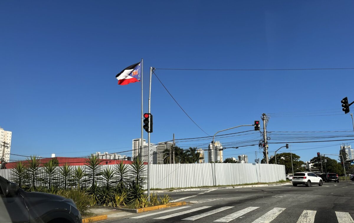 Obras na Rotatória do Habib's em Mogi das Cruzes